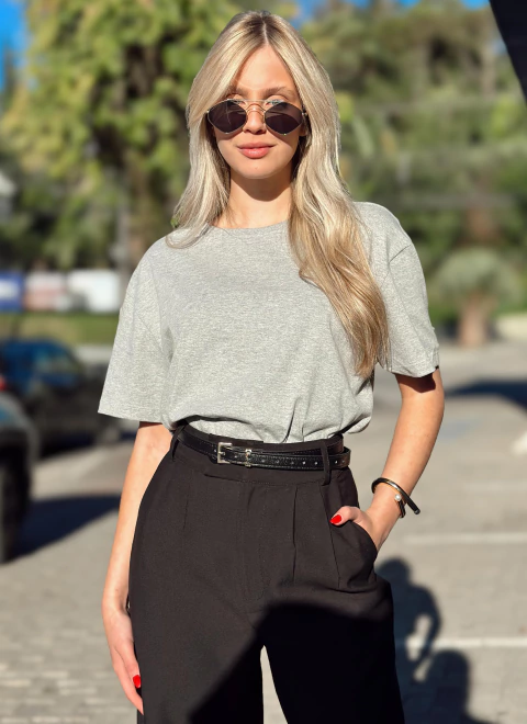 Tee Basic Cinza - comprar online