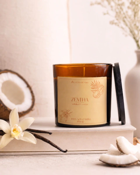 VELA AROMÁTICA ZENTHA 180gr