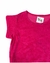 Camiseta fucsia en velour en internet