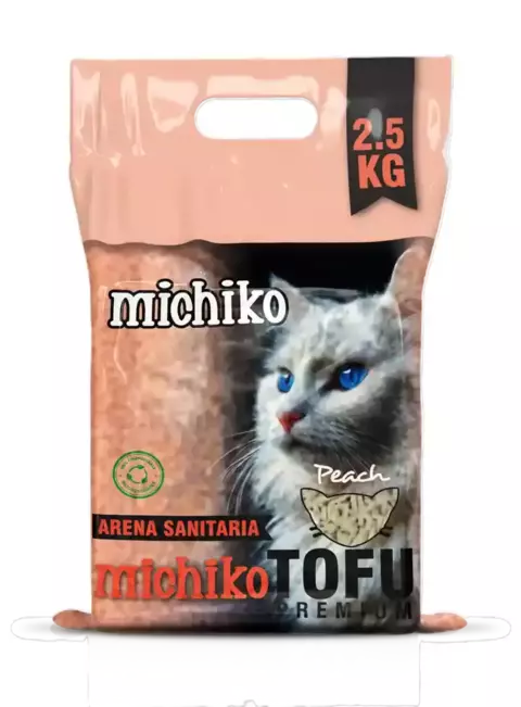 Arena Michiko Tofu Premium Aroma Melocotón