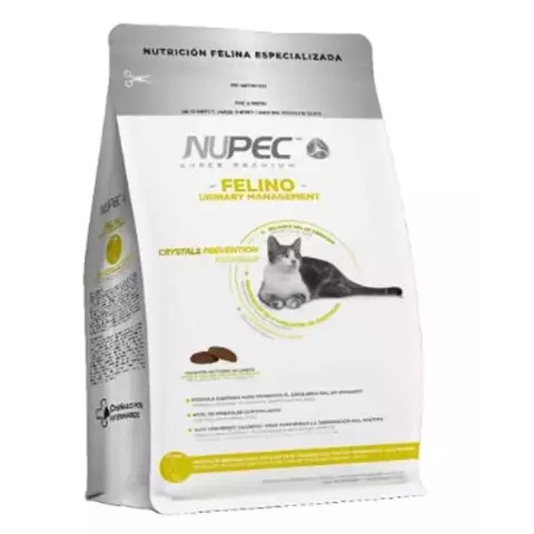 Nupec Felino Urinary -Alimento manejo urinario gatos incluye valor envío