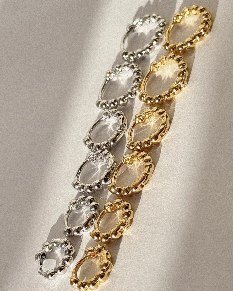 Trio Argola Bolinhas - comprar online