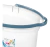 Balde Plástico Oval Transparente Sanremo 14 L - loja online