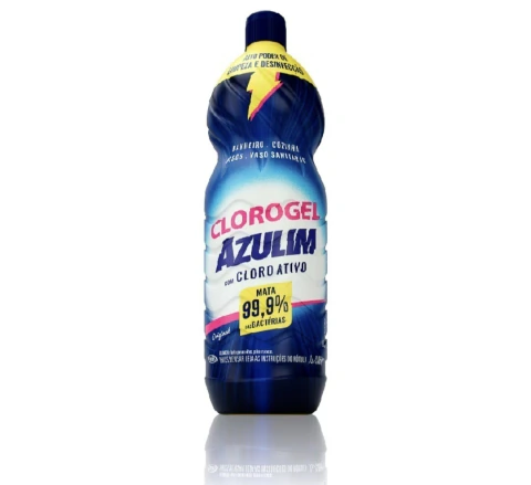 Cloro Gel azulim 1 litro