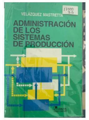 ADMINISTRACION DE LOS SISTEMAS DE PRODUCCION