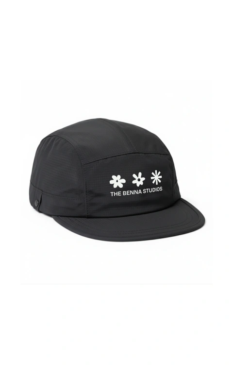 Boné 5 Panel Flores