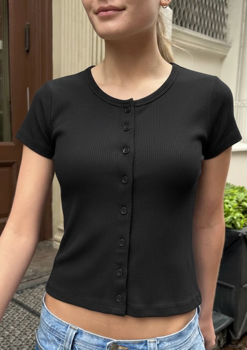 Remera morley Botones - comprar online