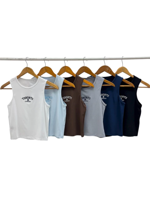 Musculosa ribb c/morley Toronto - comprar online