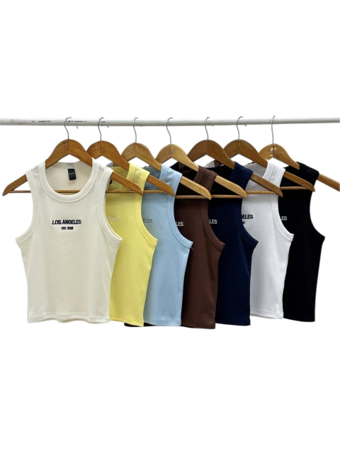 Musculosa ribb Los Angeles