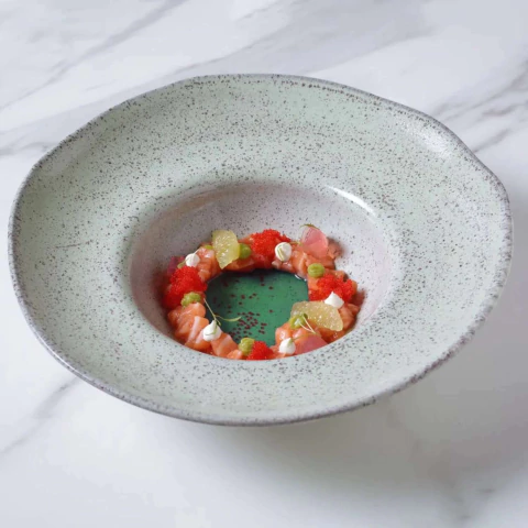 Conjunto 4 Pratos de Massa Orgânico Pistache 2ª Linha Porto Brasil