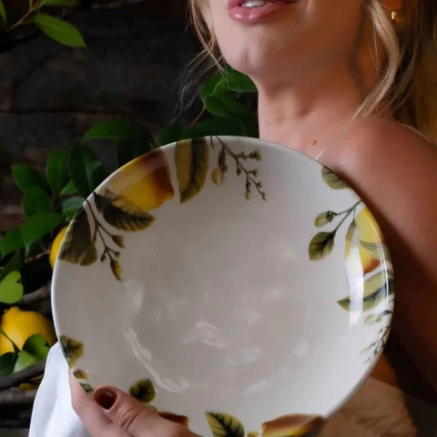 Conjunto 6 Pratos Fundos Limonata Porto Brasil - comprar online