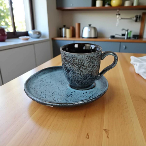 Conjunto 6 Xícaras De Café 70Ml Bio Night Sky Porto Brasil