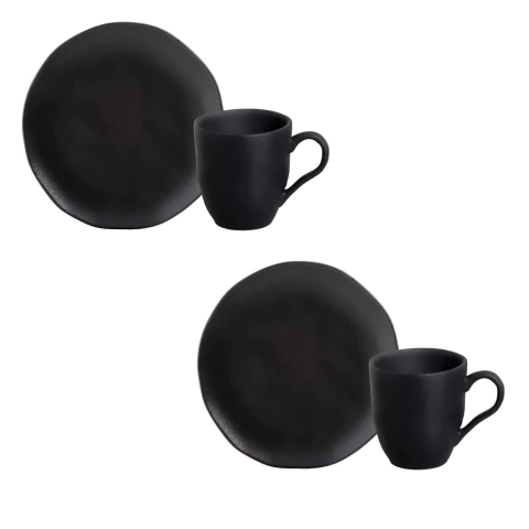 Kit Lanche Orgânico Preto Matte Porto Brasil