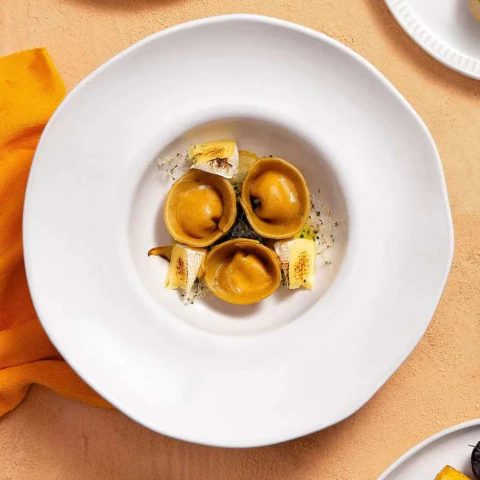 Conjunto 4 Pratos de Massa Orgânico New White 2ª Linha Porto Brasil - comprar online