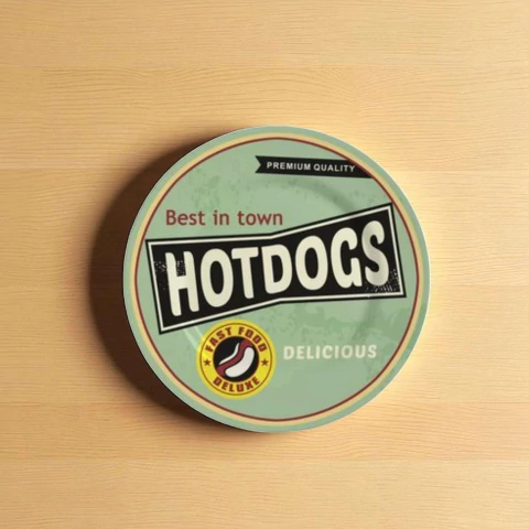 Conjunto 6 Pratos de Sobremesa Hot Dog Collection 103 Alleanza - comprar online