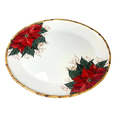 Travessa Grande Christmas Flowers Maison Blanche