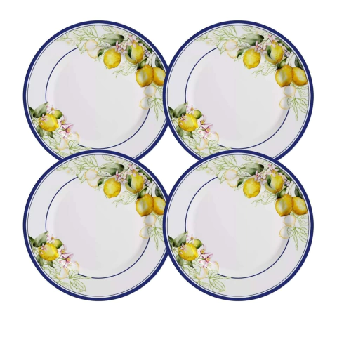 Conjunto 4 Pratos Rasos Sorrento Alleanza