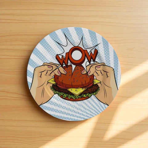 Conjunto 6 Pratos de Sobremesa Burger Collection 103D Alleanza - comprar online