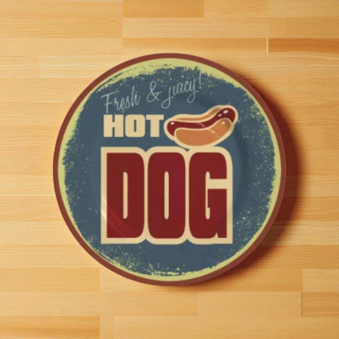Conjunto 6 Pratos de Sobremesa Hot Dog Collection 103C Alleanza - comprar online