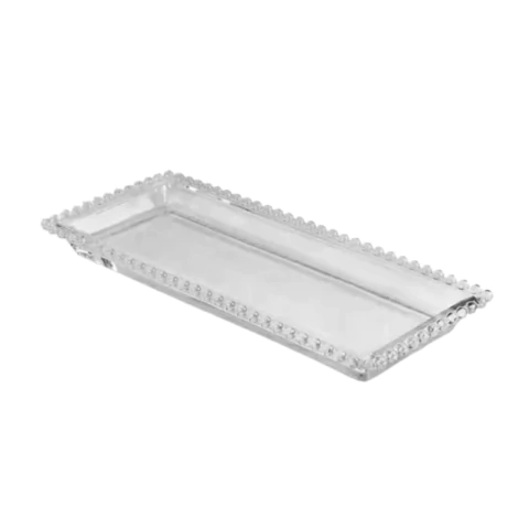 Travessa Cristal de Chumbo Pearl 30x13x3cm Wolff