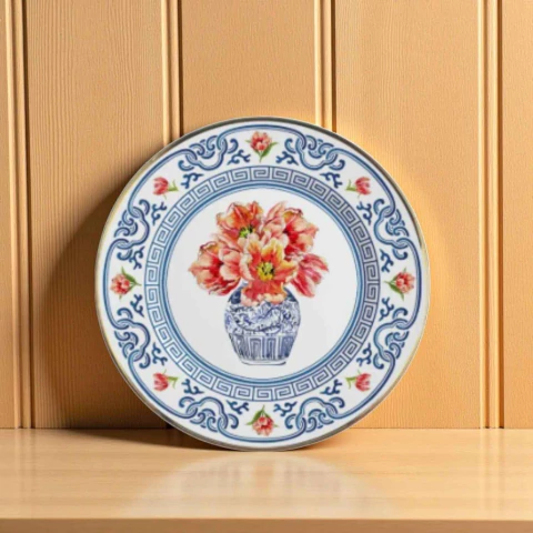 Conjunto 6 Pratos de Sobremesa Classic Filete Ouro Alleanza - comprar online