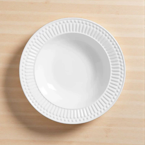 Conjunto 6 Pratos Fundos Roma Porto Brasil