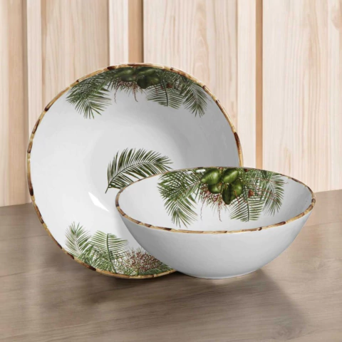 Tigela Grande Itacaré Borda Bambu Maison Blanche - comprar online