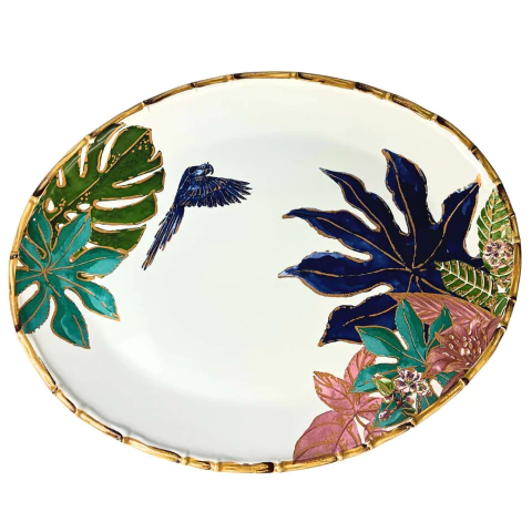 Travessa Rasa Grande Bambu Arara Scalla