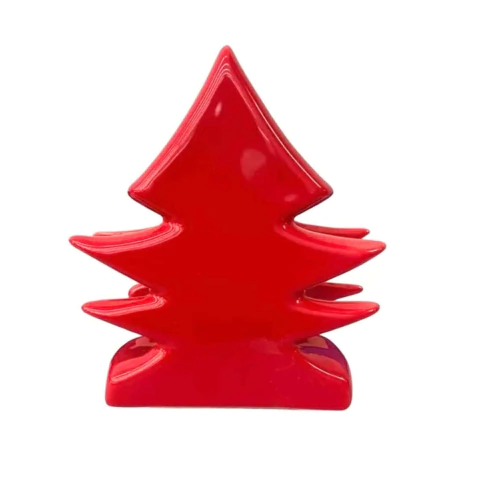 Porta Guardanapo Árvore de Natal Vermelho 2ª Linha Scalla