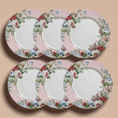 Conjunto 6 Pratos Raso Paris Alleanza - comprar online