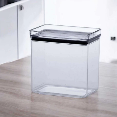 Pote Hermetc Lumini Retangular 1.300ml Paramount