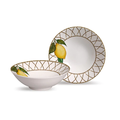 Conjunto 4 Bowls Decorados Siciliano Alleanza