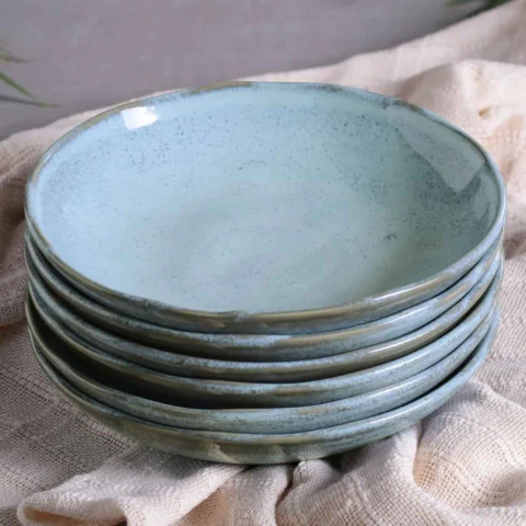 Conjunto 6 Pratos Fundo Bio Breeze Porto Brasil - comprar online