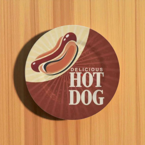 Conjunto 6 Pratos de Sobremesa Hot Dog Collection 103D Alleanza - comprar online