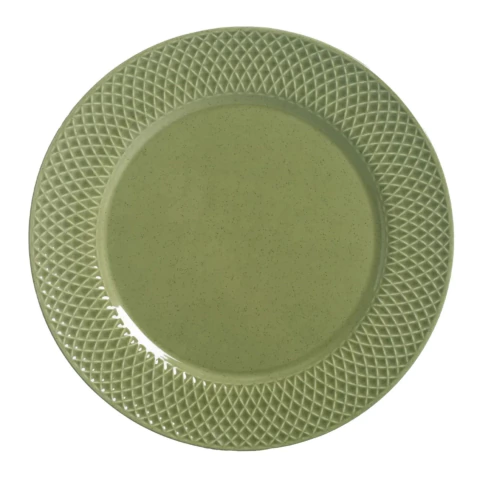 Conjunto 6 Pratos Rasos Verde Esmeralda Alleanza - comprar online