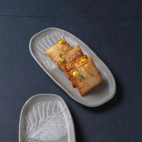 Conjunto 4 Travessas Oval Rasa Pequena Orgânico Seiva Porto Brasil - comprar online