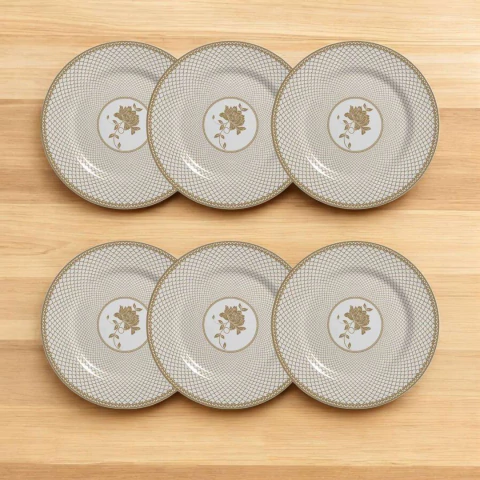 Conjunto 6 Pratos de Sobremesa Firenze Alleanza - comprar online