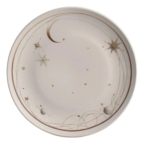 Conjunto 6 Pratos Rasos Encantados Natal Porto Brasil