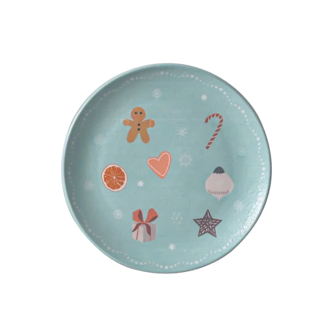 Conjunto 6 Pratos Sobremesa Coup Stoneware Doce Magia Porto Brasil