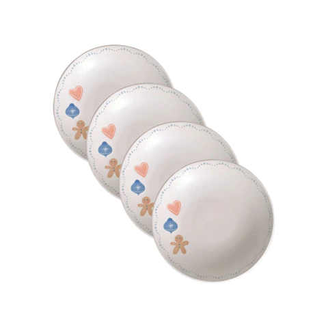 CONJUNTO 4 PRATOS COUP STONEWARE DOCE MAGIA PORTO BRASIL