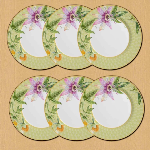 Conjunto 6 Pratos Raso Passione Alleanza - comprar online