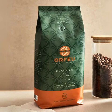 Café Orfeu Torrado em Grãos Clássico 1KG - comprar online