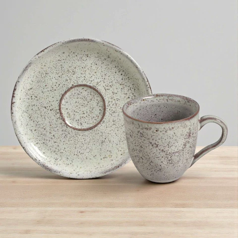 Conjunto 6 Xícaras Chá Bio Pistache Porto Brasil