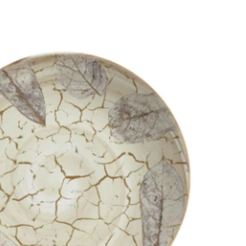 Conjunto 4 Pratos Sobremesa Coup Dry Leaves Alleanza