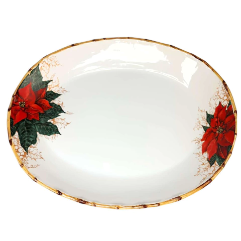 Travessa Média Christmas Flowers Maison Blanche