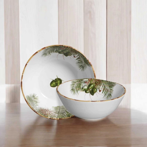 Tigela Média Itacaré Borda Bambu Maison Blanche - comprar online