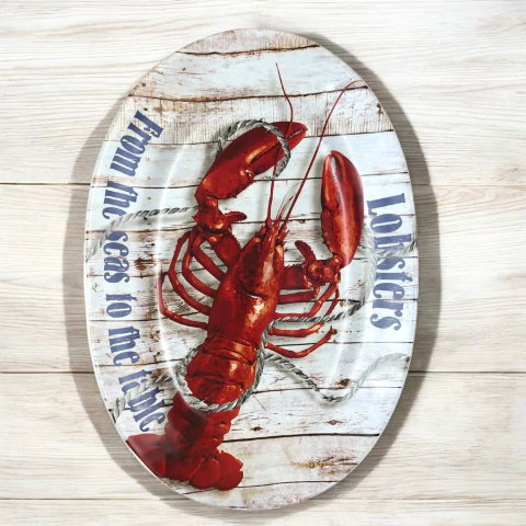 Travessa Assadeira Oval Media Lagosta Scalla