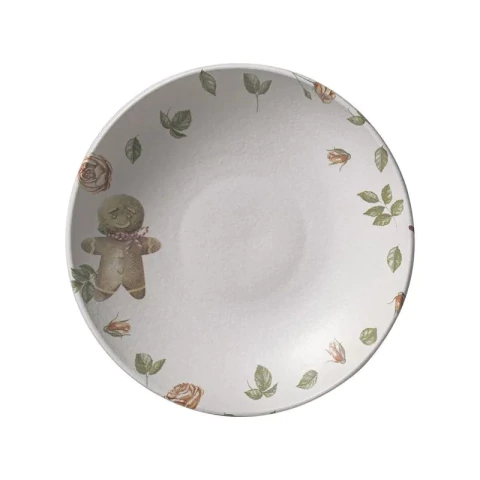 Conjunto 6 Pratos Fundos Coup Stoneware Postais de Natal Porto Brasil