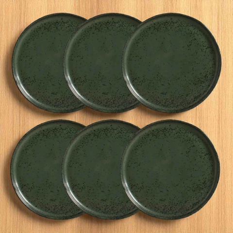 Conjunto 6 Pratos de Sobremesa Bio Greenery Porto Brasil - comprar online