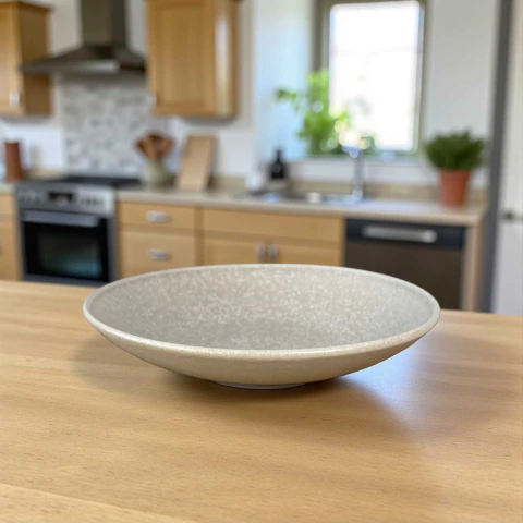 Conjunto 6 Pratos Fundos Coup Stoneware Linho Porto Brasil